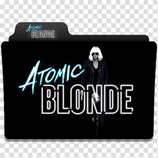 Atomic Blonde  Movie Folder Icon , AtomicBlonde_ transparent background PNG clipart