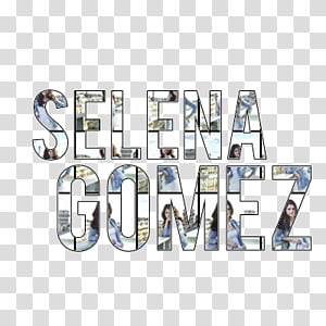 Texto de Selena Gomez transparent background PNG clipart thumbnail