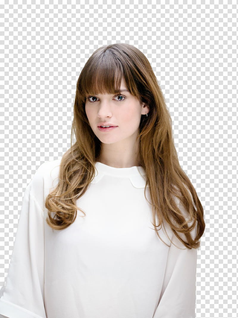 LILY JAMES, Lily James () transparent background PNG clipart