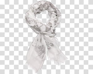 White Scarf Neck Stole Transparent Background Png Clipart Hiclipart - white scarf roblox