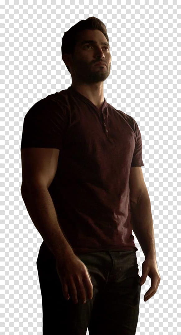 Sterek S Ep , standing man wearing maroon henley shirt transparent background PNG clipart