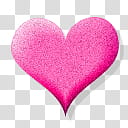 Speckled Hearts, pink heart illustration transparent background PNG clipart