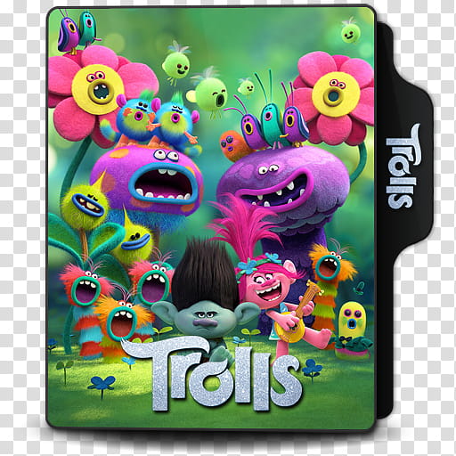 Movie Folder Icons Part , Trolls v transparent background PNG clipart