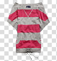 AE Shirt, red and gray striped top transparent background PNG clipart