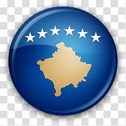 Flag Icons Europe, Kosovo transparent background PNG clipart