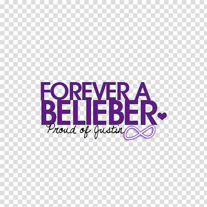 Forever Belieber, Forever a Belieber text overlay transparent background PNG clipart