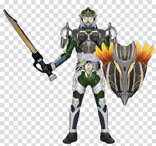 Armored Rider Kishi [Hiwamori Arms] transparent background PNG clipart