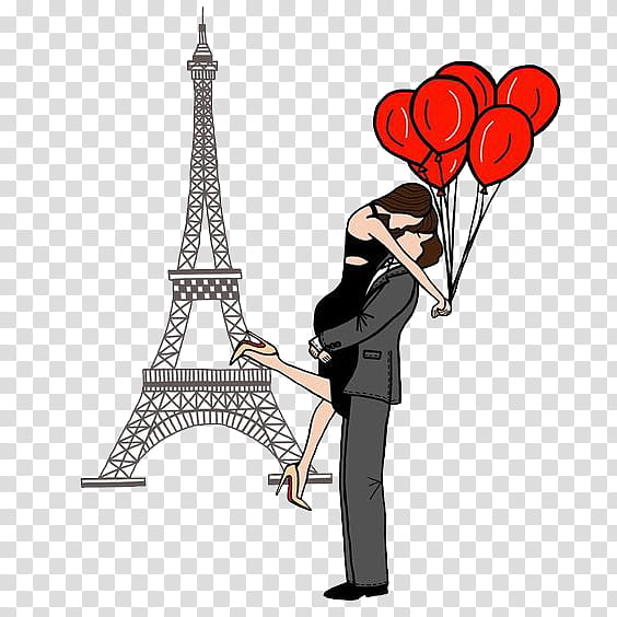 Eiffel Tower Drawing, Cartoon, Kiss, Painting, Love, Dia Dos Namorados, Paris transparent background PNG clipart