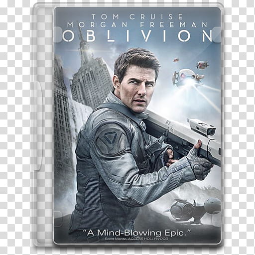 Movie Icon , Oblivion, Tom Cruise Morgan Freeman Oblivion case transparent background PNG clipart