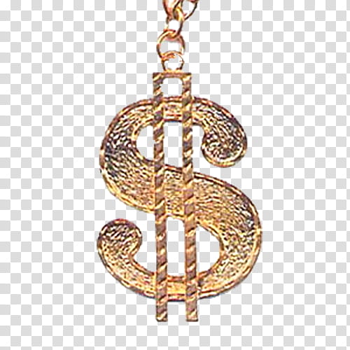 gold money chain png