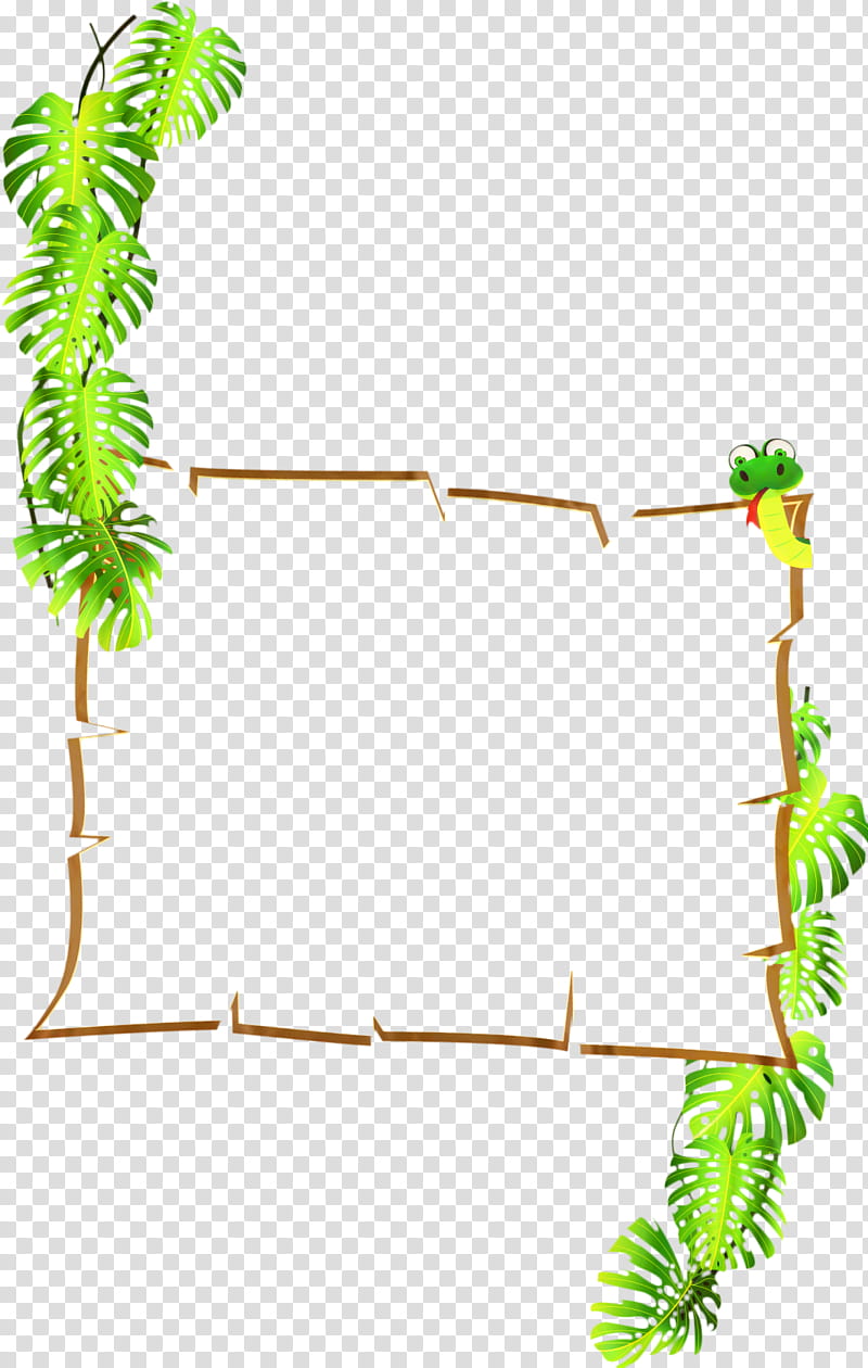 Jungle, Forest, Leaf, Frames, Web Design, Plant, Vascular Plant, Rectangle transparent background PNG clipart
