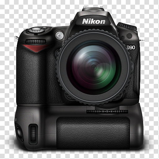 Nikon D Icon, nikon-d, black Nikon D camera transparent background PNG clipart