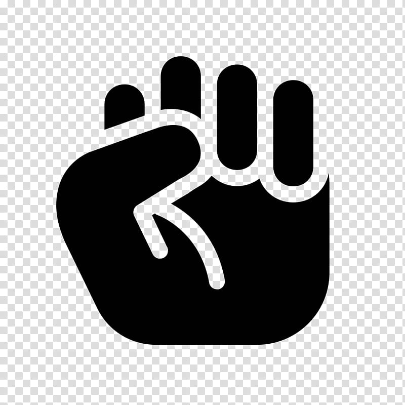 Computer, Raised Fist, Computer Software, Symbol, Punch, Logo, Text, Hand transparent background PNG clipart