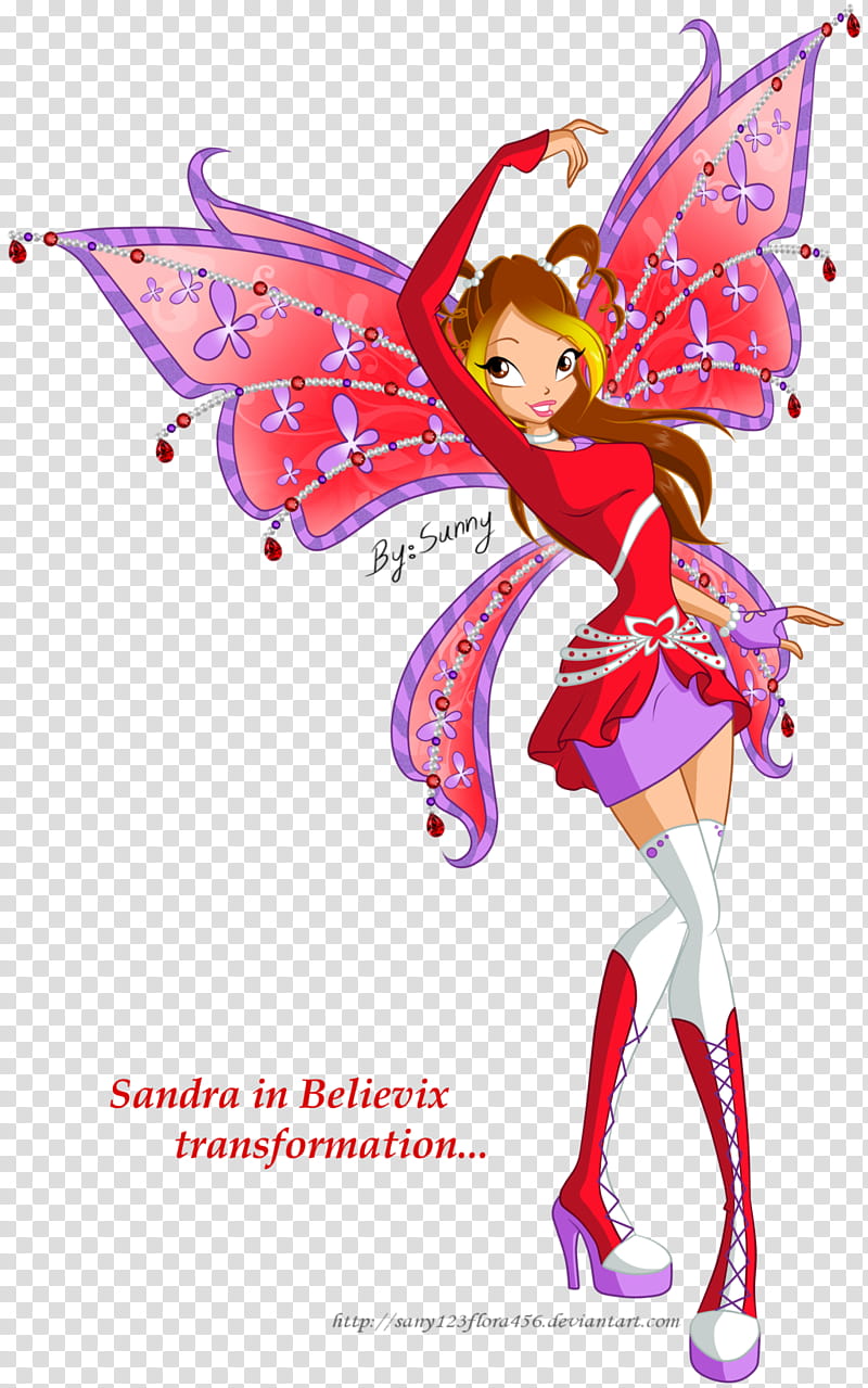 Butterfly Design, Believix, Fairy, Musa, Winx, Tecna, Artist, Painting transparent background PNG clipart