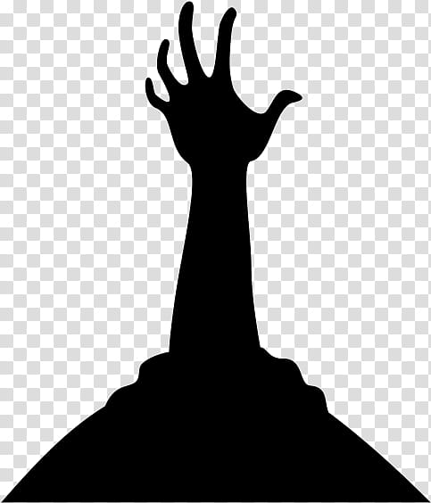 silhouette hand finger gesture black-and-white, Blackandwhite transparent background PNG clipart