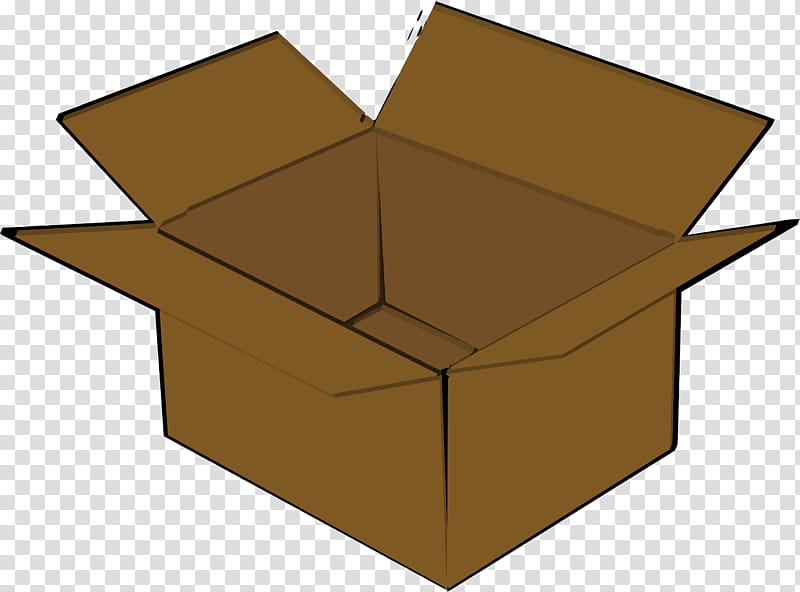 box carton cardboard paper product packaging and labeling, Shipping Box transparent background PNG clipart