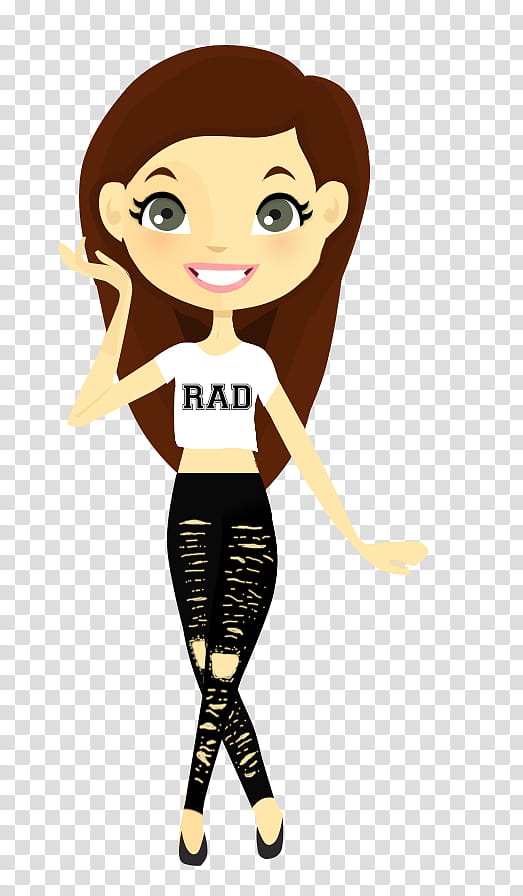 Ropa para dolls Pale , woman wearing black pants and white shirt illustration transparent background PNG clipart