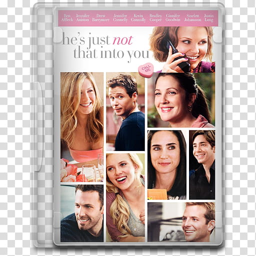 Movie Icon , He's Just Not That Into You, She's just not that into you DVD case transparent background PNG clipart