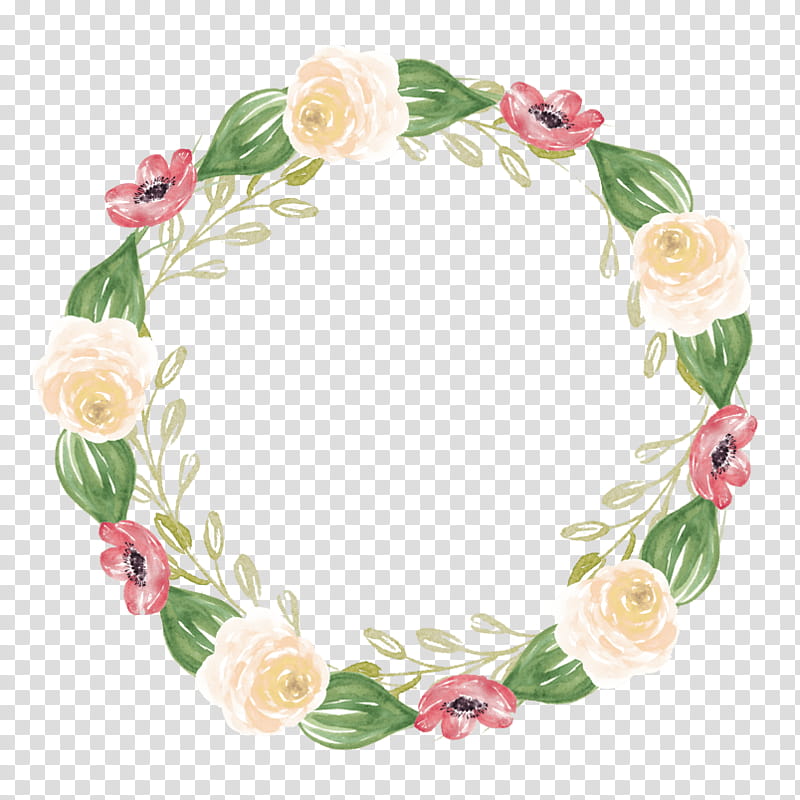 Watercolor Wreath Flower, Watercolor Painting, Drawing, Pink, Rose, Plant, Rose Family, Rose Order transparent background PNG clipart