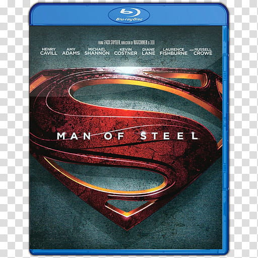 Man of Steel V Blu Ray  transparent background PNG clipart