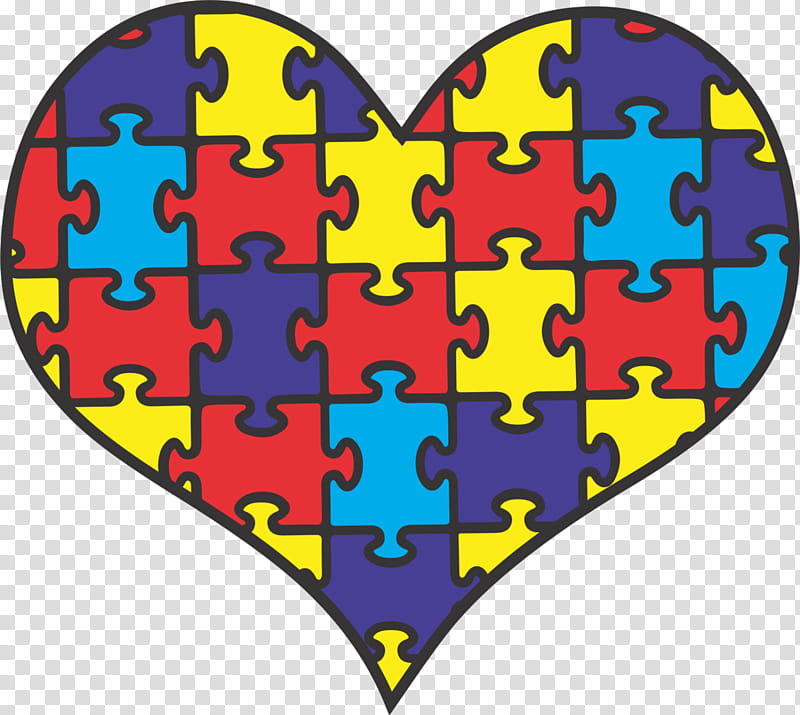 World Heart Day, World Autism Awareness Day, Light It Up Blue, Jigsaw Puzzles, Autistic Spectrum Disorders, Autism Speaks, Yellow, Line transparent background PNG clipart
