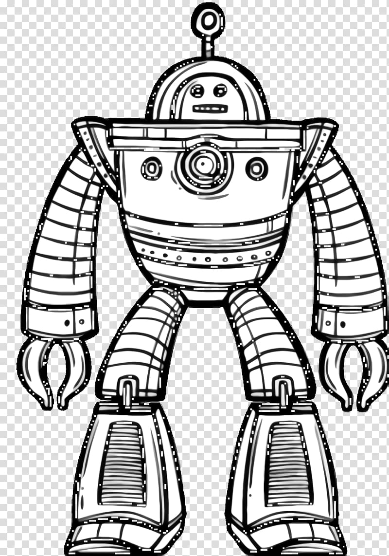 Book Drawing, Line Art, Cartoon, Character, Robot, Coloring Book, Machine, Blackandwhite transparent background PNG clipart