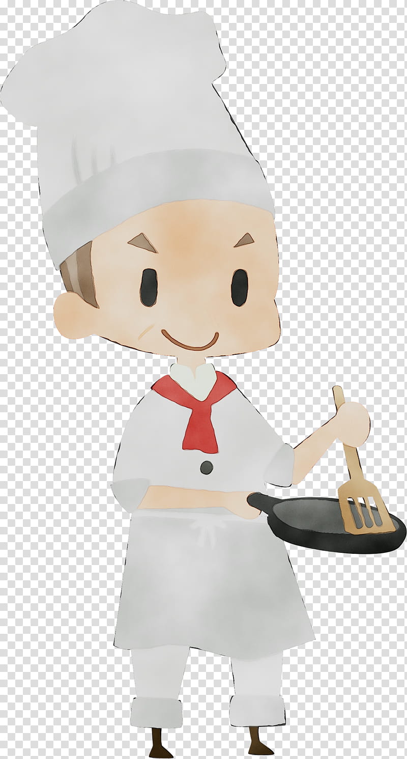 Chef Cartoon Character Cooking Chief Cook Baker Transparent