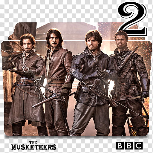 The Musketeers series and season folder icons, The Musketeers S ( transparent background PNG clipart
