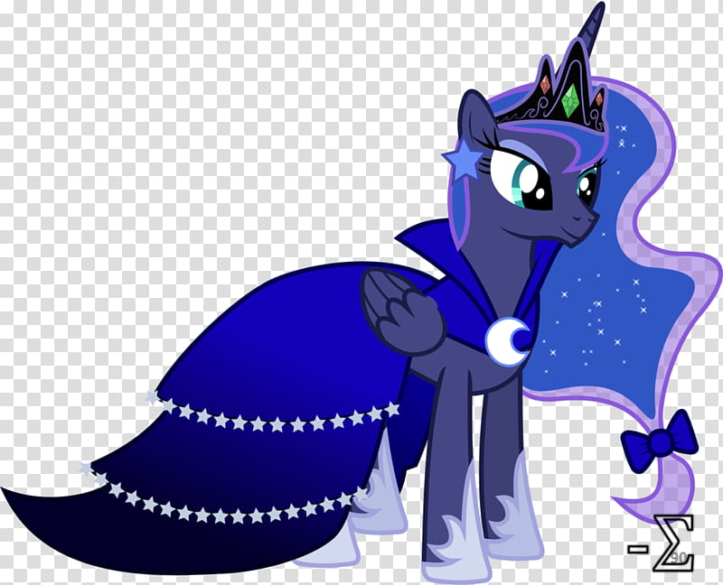 Princess Luna&#;s Gala Dress, blue My Little Pony illustration transparent background PNG clipart