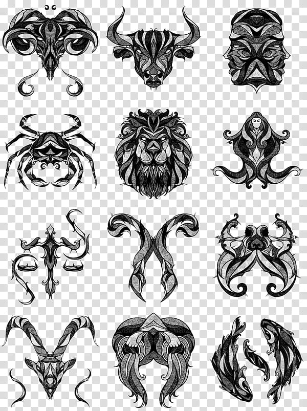 Hair, Zodiac, Astrological Sign, Leo, Cancer, Astrology, Tattoo, Horoscope transparent background PNG clipart