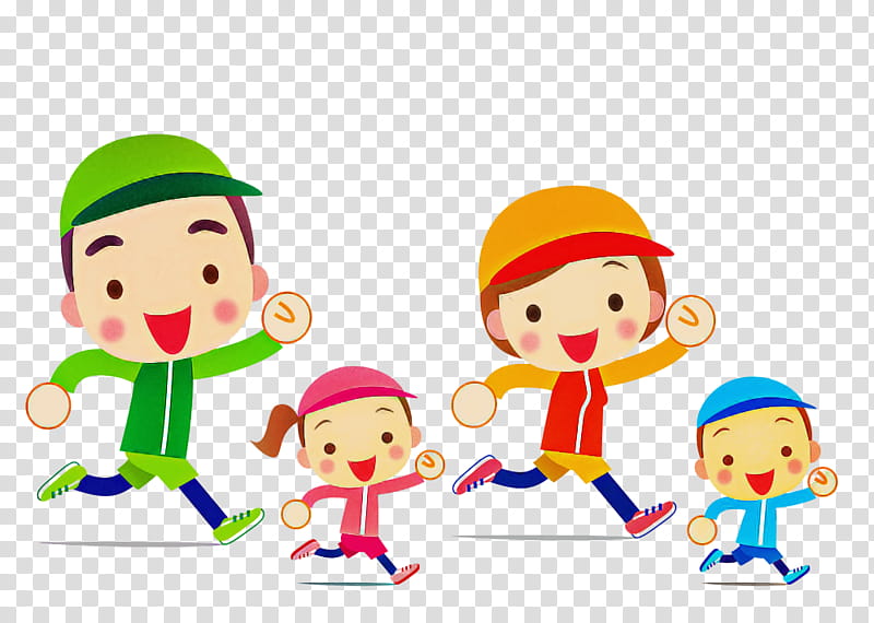 family day family happy, Mother, Father, Cartoon, Sharing, Child, Fun, Playing With Kids transparent background PNG clipart
