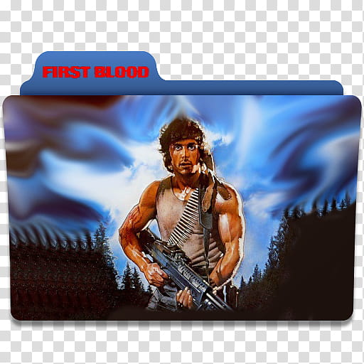 R movie folder icon , rambo transparent background PNG clipart