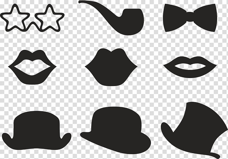 Beard Logo, Moustache, Hipster, Glasses, Lip, Hat, Sunglasses, Sticker transparent background PNG clipart