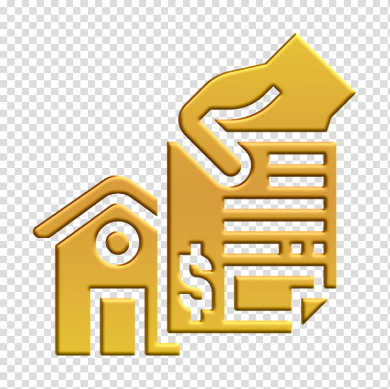 Home icon Owner icon Architecture icon, Text, Yellow, Logo, Real Estate, Symbol transparent background PNG clipart