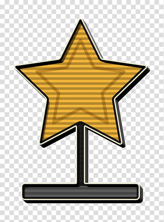 Award Icon, Ceremony Icon, Movie Icon, Star Icon, Trophy Icon, Win Icon, Film, Color transparent background PNG clipart