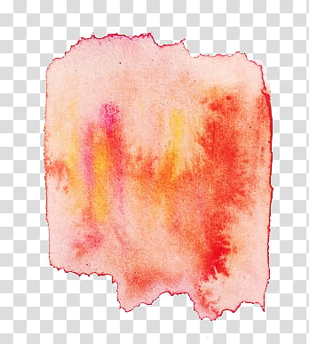 Watercolor Brush, red and orange paint transparent background PNG clipart