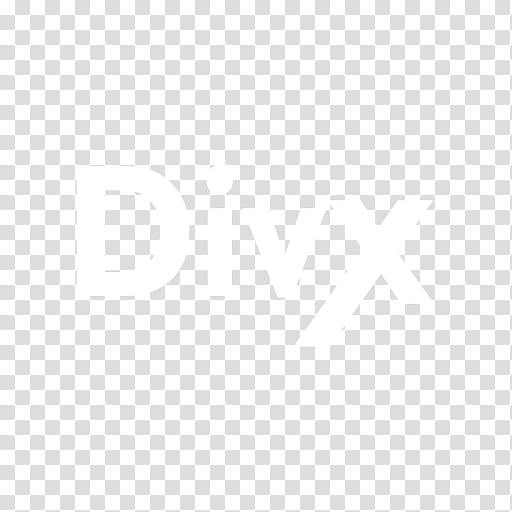 Black n White, Divx logo transparent background PNG clipart