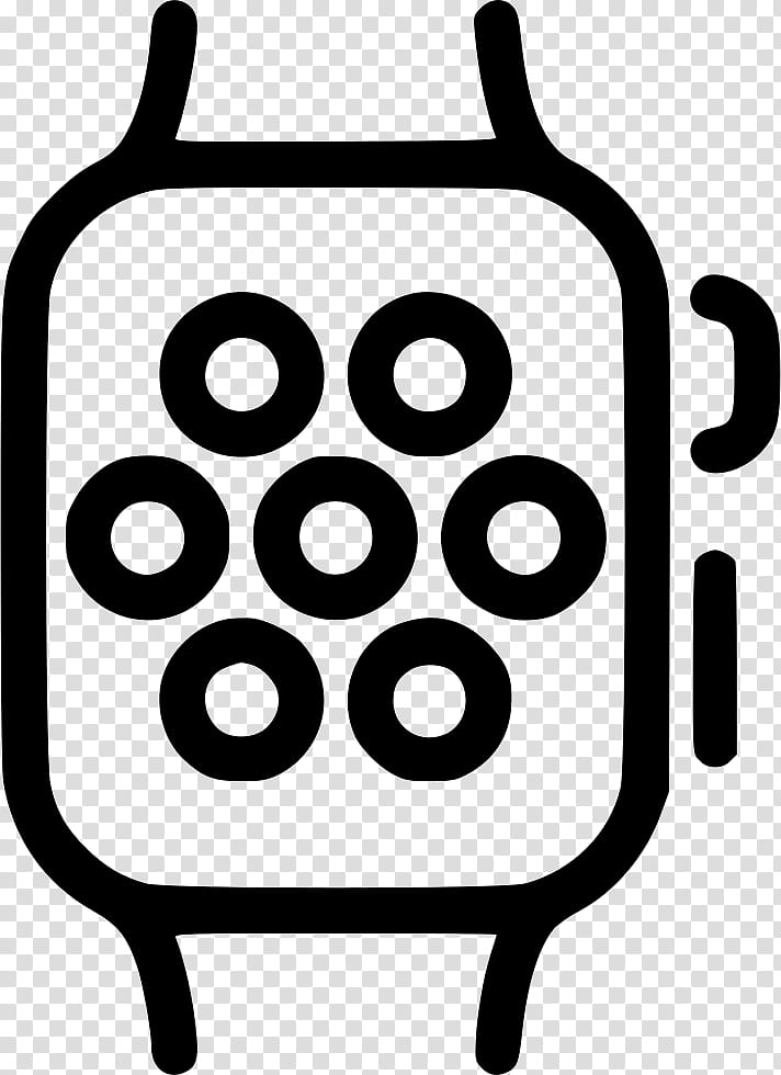 Apple, Watch, Computer, Apple Watch Series 3, User, Black, Black And White
, Line transparent background PNG clipart