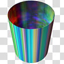 Plasma Gradient Tumbler Icons, plEotrmps_x, multicolored cylindrical illustration transparent background PNG clipart