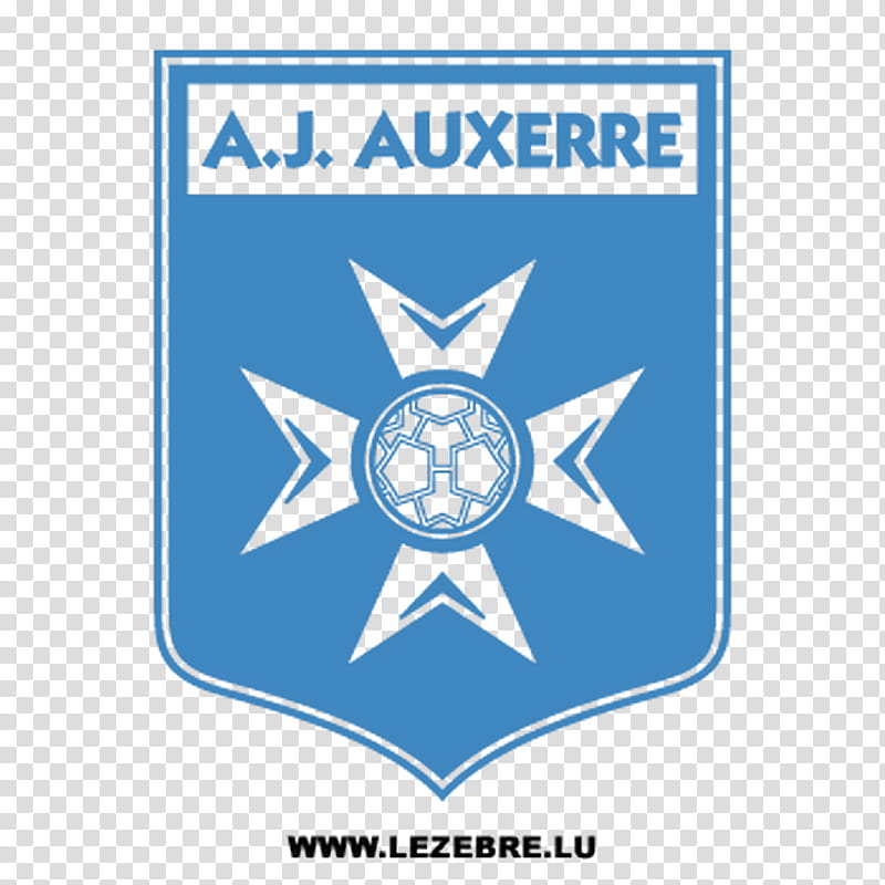 Football, Aj Auxerre, France Ligue 1, Team, Ligue 2, Blue, Text, Logo transparent background PNG clipart