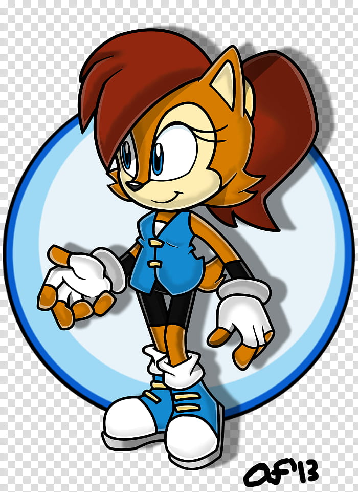 .:Gift:. SEGA Sally Sonic Channel transparent background PNG clipart