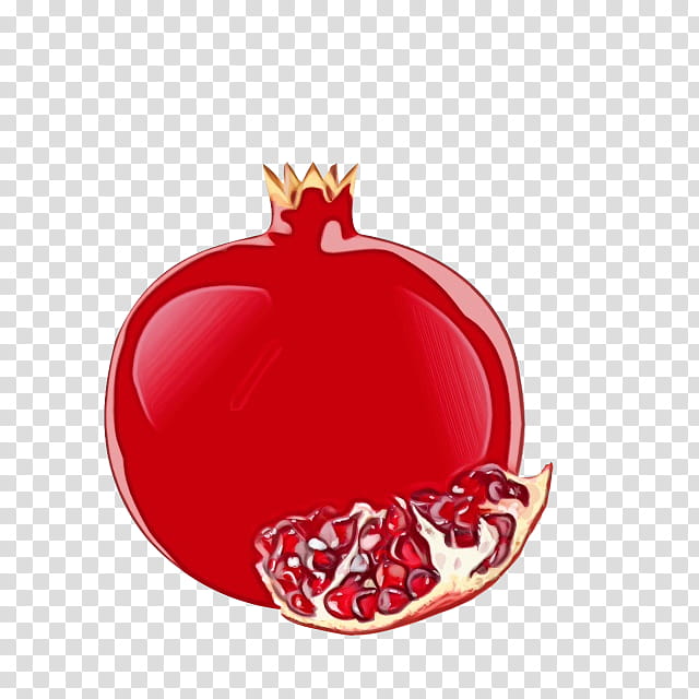Christmas Decoration Drawing, Pomegranate, Fruit, Logo, Food, Shabe Yalda, Red, Christmas Ornament transparent background PNG clipart