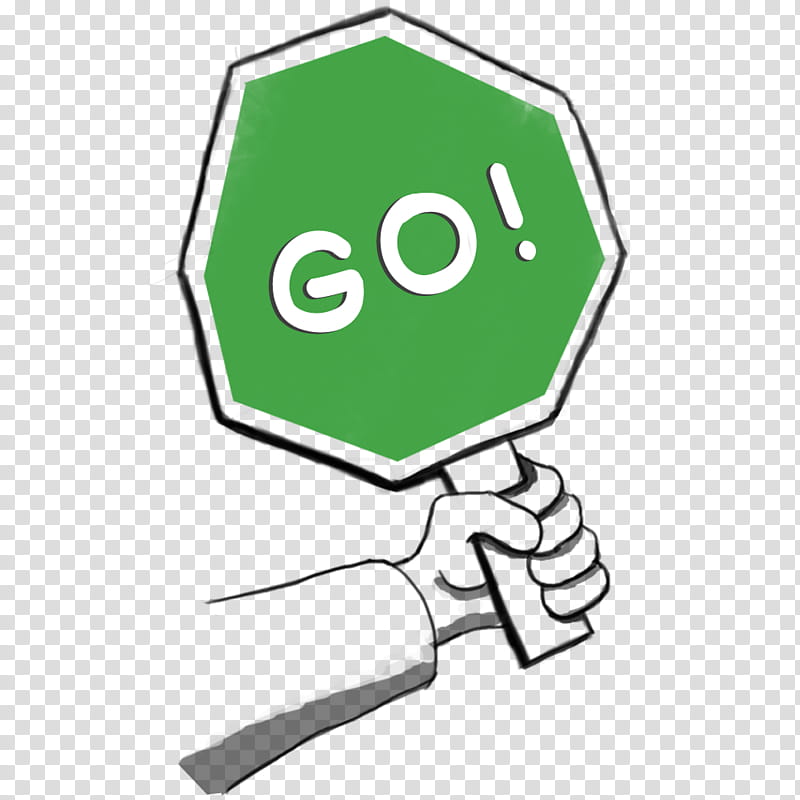 Stop Sign, Logo, Symbol, Text, Hand, Drawing, Red, Green transparent background PNG clipart
