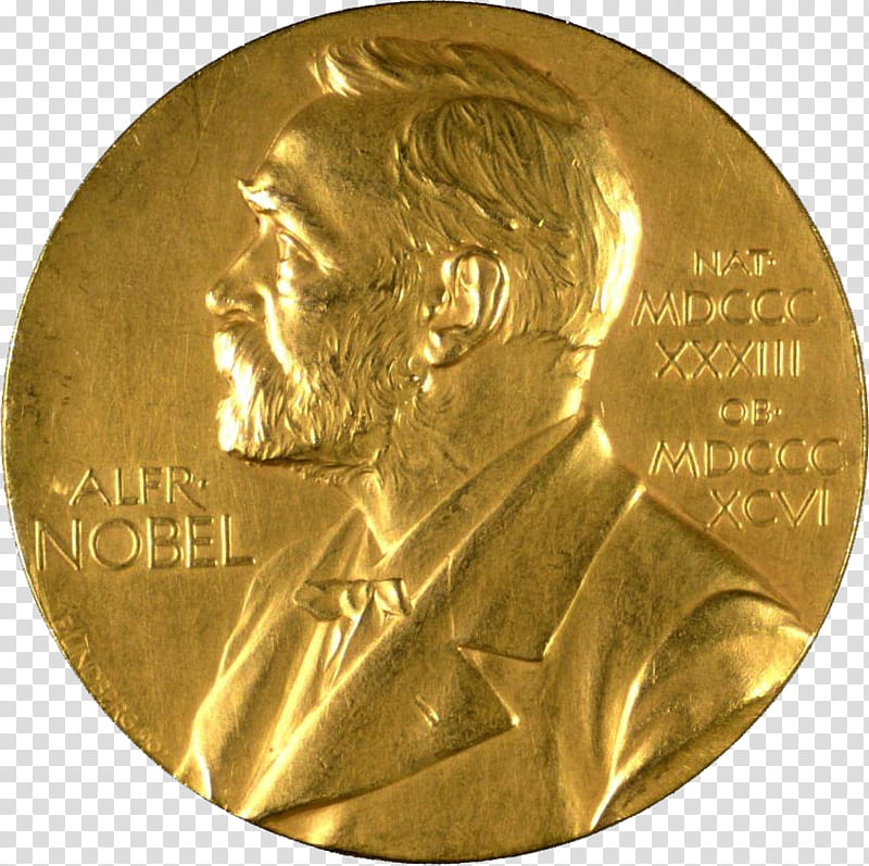 Cartoon Gold Medal, Nobel Prize, Nobel Prize In Physiology Or Medicine, Nobel Prize In Chemistry, Award, Scientist, Science, Laureate transparent background PNG clipart