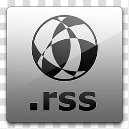 Glossy Standard  , .rss filename extension art transparent background PNG clipart