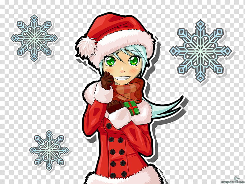 Almost Christmas, male anime character transparent background PNG clipart