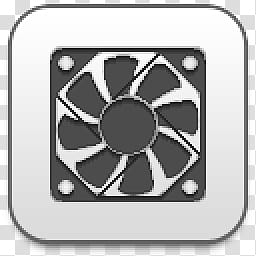 Albook extended , square black fan icon transparent background PNG clipart