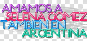 Texto Selena Gomez transparent background PNG clipart thumbnail