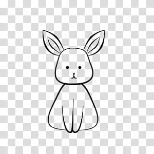 Rabbit Base Free to Use, black rabbit transparent background PNG clipart