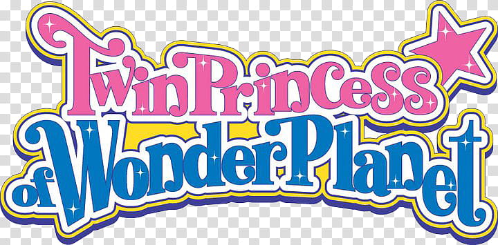 Twin Princess of Wonder Planet logo transparent background PNG clipart